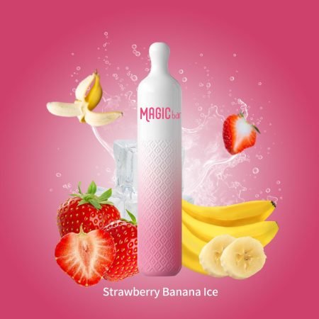 Magic Bar Q 600Puffs Strawberry Banana Ice