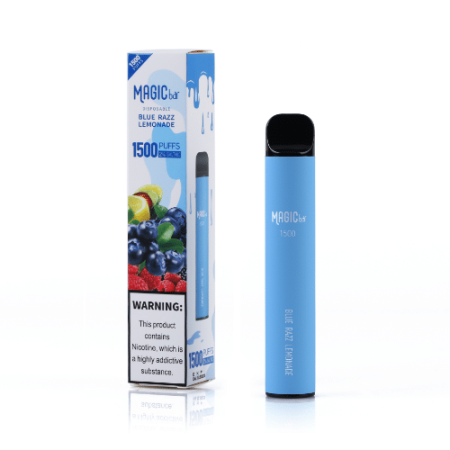 Magic Bar 1500Puffs Blue Razz Lemonade 0% Nicotine