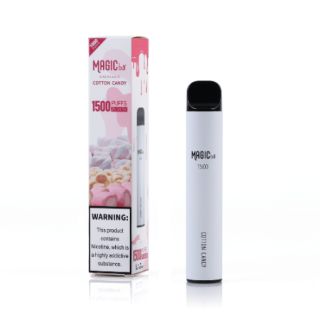Magic Bar 1500Puffs Cotton Candy 0% Nicotine