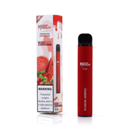 Magic Bar 1500Puffs Strawberry Watermelon 0% Nicotine