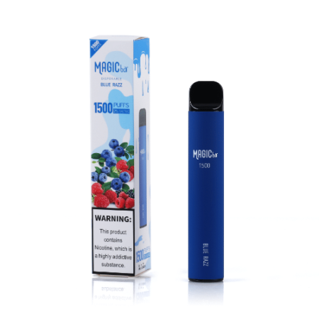 Magic Bar 1500puffs Blue Razz 0% Nicotine