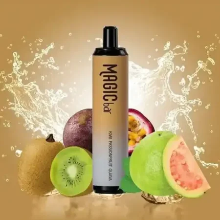 Magic Bar 4000Puffs Kiwi Passion Fruit Guava 0% Nicotine
