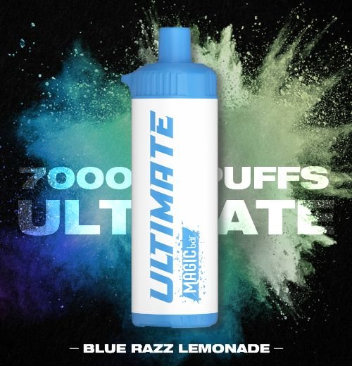 Magic Bar 7000Puffs Blue Razz Lemonade 0% Nicotine