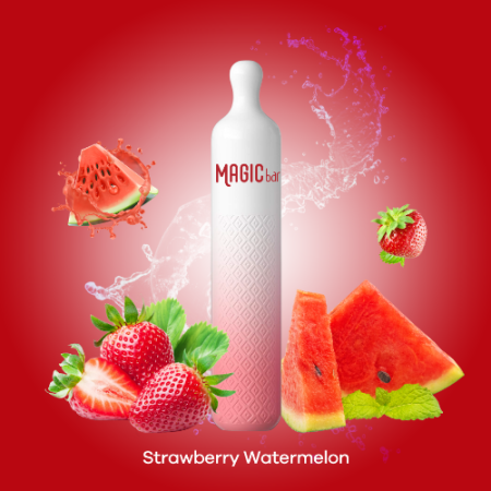 Magic Bar Q 600Puffs Strawberry Watermelon