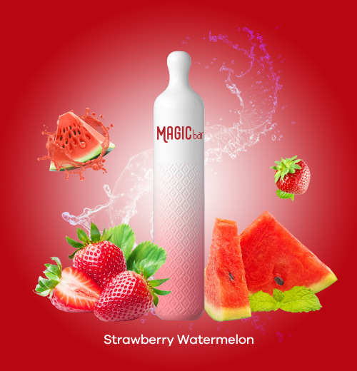 Magic Bar Q 600Puffs Strawberry Watermelon
